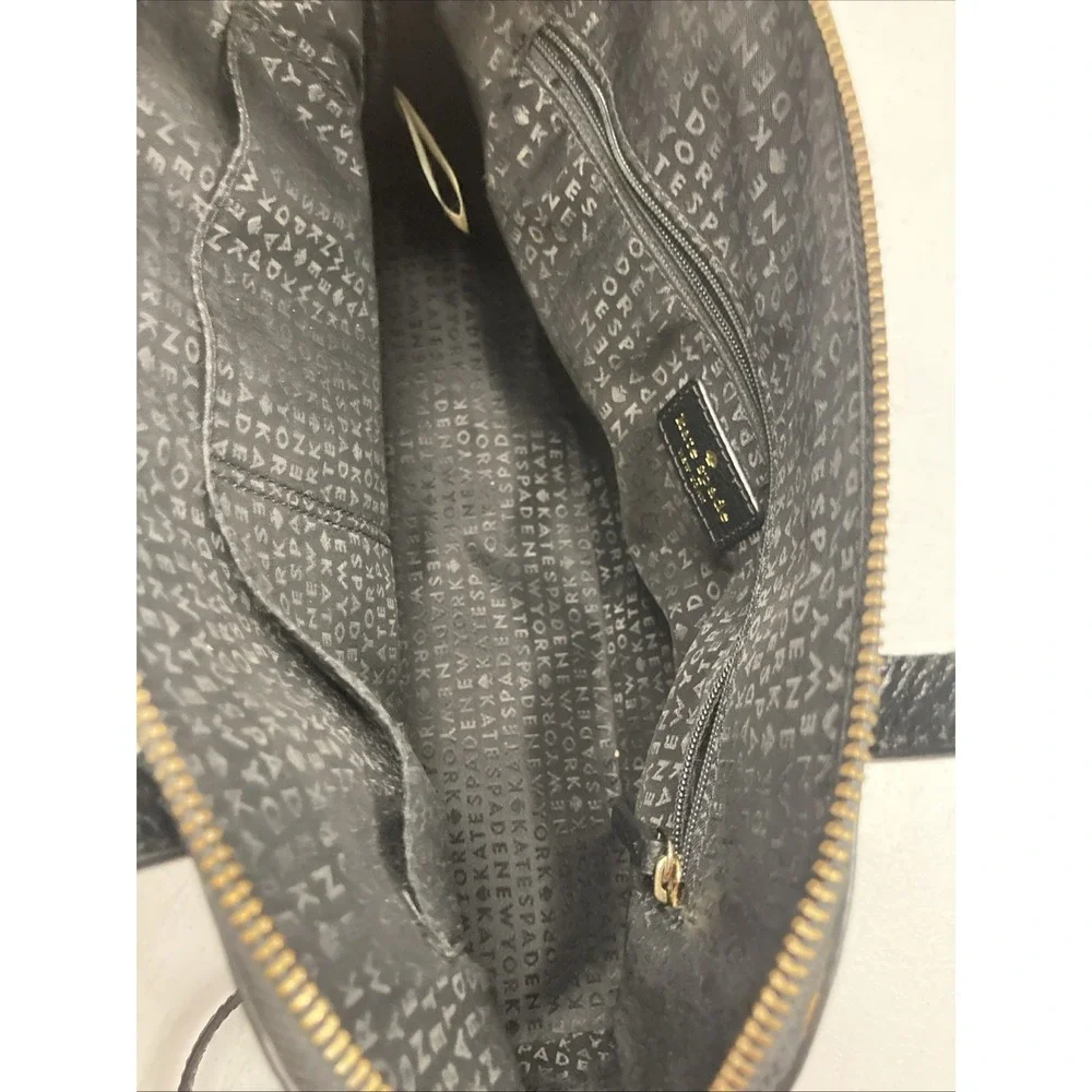 Kate Spade New York Sadie Black Dome Crossbody Satchel Bag‎ Black W/Strap